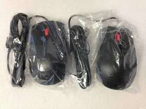 Lot 2 Lenovo/ IBM FRU P/N 00PH133 Black USB Mouse - Picture 1 of 5