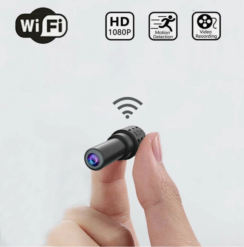 Mini Camera HD 1080P WiFi Video Audio - Image 1 of 4