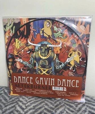 Dance Gavin Dance Afterburner Picture Disc New Near Mint Limited Edition - Image 1 of 4