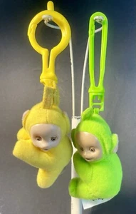Lotto di due 2000 Teletubbies McDonald’s Happy Meal Peluche Portachiavi Clip-On - Foto 1 di 15