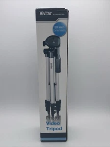 *Vivitar* VPT-1250 Photo & Video Tripod, 50” Adjustable Hight- 5lb Load Capacity - Picture 1 of 6