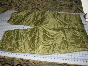 *SMALL short regular FIELD trousers pants LINERS cold weather military OD green - Picture 1 of 1