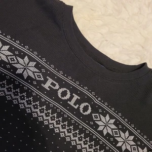 Polo Ralph Lauren Boys Pullover Thermal Sweater Snowflakes XL Sz 16 Black - Bild 1 von 8