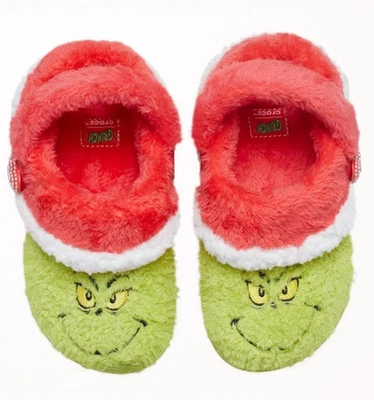 Zueco forrado clásico The Grinch para niños talla kids10 nuevo con etiquetas Foto 1 de 4