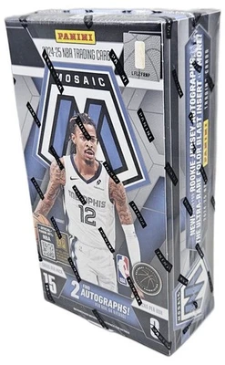 2024-25 Panini Mosaico Baloncesto Sellado de Fábrica Hobby Box 2 Autógrafos por Caja Foto 1 de 3