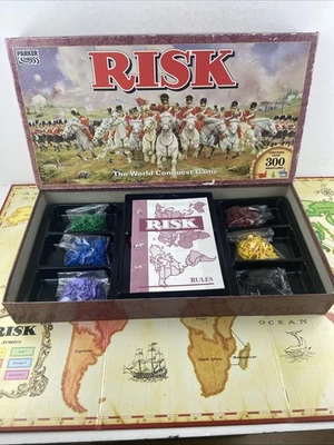 Parker RISK : The World Conquest Game. Vintage 1992 Edition Age 10+ Complete VGC - Image 1 of 4