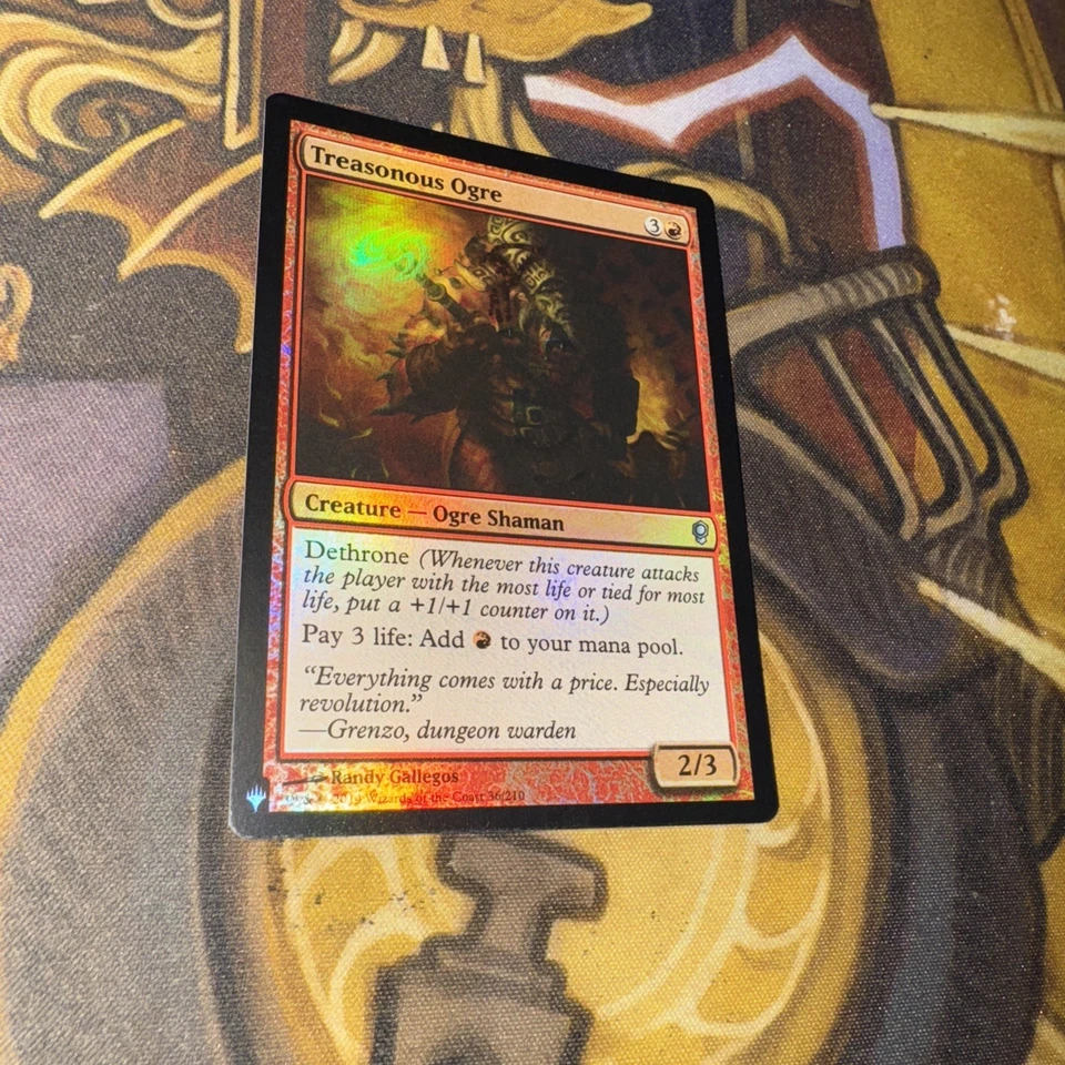 Treasonous Ogre Conspiracy Foil The List - Image 1 of 1