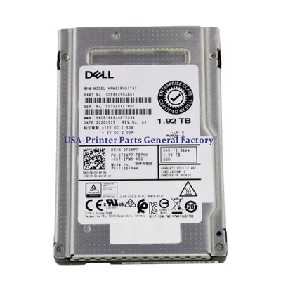 NEW Compatible For 0TDNP7 TDNP7 DELL KPM5XRUG1T92 1.92TB 2.5" SAS 12G RI SSD - Image 1 of 3