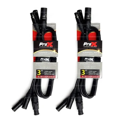 2-PACK Jumper Connector OFC Cable w/ CAT6 Network Wire for JBL SRX906LA SRX910LA - Image 1 of 3