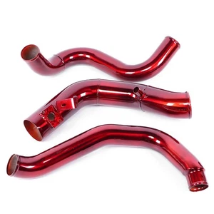 ・*Red Aluminum Cold Air Intake Kit For F450 F550 6.0L 2003‑2007 - Picture 1 of 12