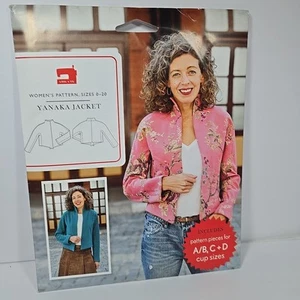 Yanaka Jacke halb tailliert ungefüttert cropped Gr. 0-20 Schnittmuster Liesl UNCUT - Bild 1 von 6