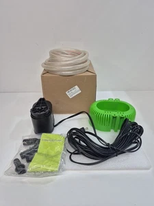 Pompa Copertura Piscina 850GPH Pompa Acqua Sommersa con Tubo e Cavo 25ft, 3 Adattatori - Foto 1 di 5