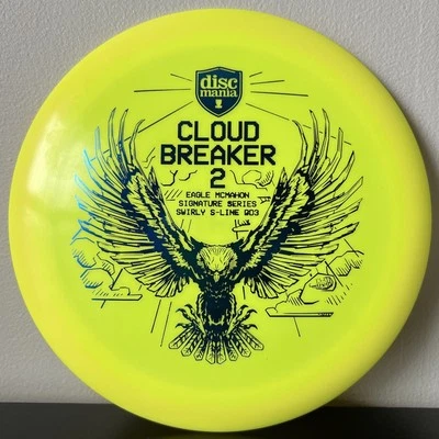 NEW Discmania Swirly S-Line DD3 173-5g CloudBreaker CB2 Eagle McMahon Blue Foil - Image 1 of 3