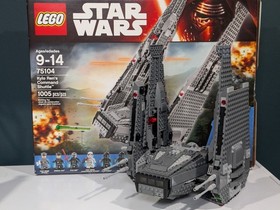 LEGO Star Wars 75104 Kylo Ren's Command Shuttle - Complete shuttle, no minifigs
