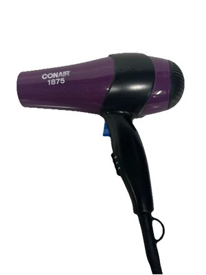 Secador de pelo compacto Conair 1875 vatios secado rápido y peinado 2 calores/velocidades Foto 1 de 3