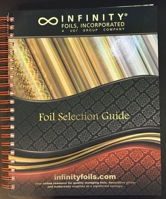 Guía de selección de láminas infinitas impresión de libros de muestra comercial Foto 1 de 4