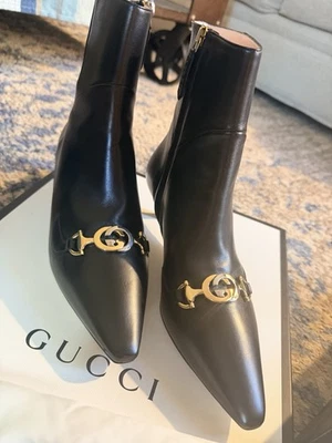 Gucci Zumi Boots Size 37.5 Never Worn! Authentic with Box - Image 1 of 4