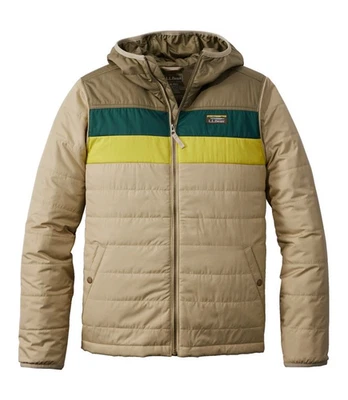 Chaqueta LL Bean Clásica Puffer Con Capucha Para Hombre Champiñón Oscuro Arenisca 516741 - NUEVA Foto 1 de 4