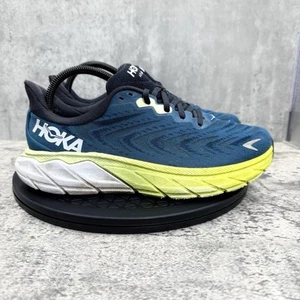 Scarpe da ginnastica Hoka One One uomo UK 7 Arahi 6 blu grafite corallo corsa strada - Foto 1 di 24