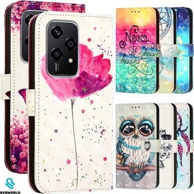 Phone Case for Huawei P80 Nova 14 Honor 400 X8C 3D Pattern Leather Wallet Cover - Image 1 of 4