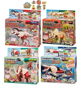 Megahouse Tyrannosaurus + Mammoth + Triceratops + Mosasaurus 3D Puzzle - Picture 1 of 8