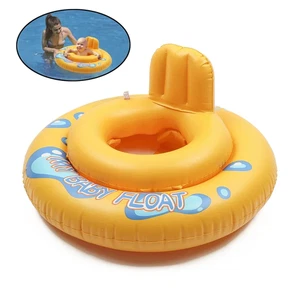 Inflatable Baby Swim Ring Seat Portable Toddler Float for Summer Bathtub Fun - Picture 1 of 8
