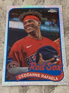 2024 Topps Series 1 1989 Topps Chrome Silver Pack Ceddanne Rafaela #T89c-20 RC - Bild 1 von 2