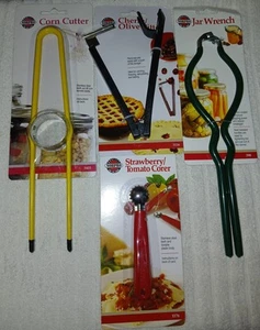 Lot Of 4 BRAND NEW Norpo Kitchen Utensils💥jar wrench, corer, pitter & corn cttr - Picture 1 of 6