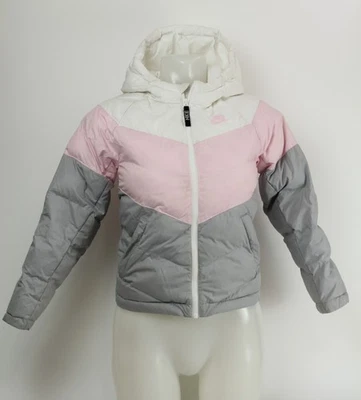 Girls Nike Coat Size Small Age 8 - 9 Hooded Padded Jacket Article - Image 1 of 4