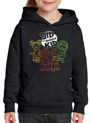 Colorido Sid the Science Kid - Sudadera con Capucha Juvenil Temática Retro Gráfico Neón Foto 1 de 4