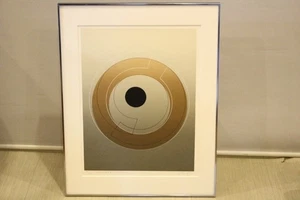 Naomi Okuya “A un salto di respirazione elan-i” serigrafia firmata incorniciata ED60 1983 - Foto 1 di 11