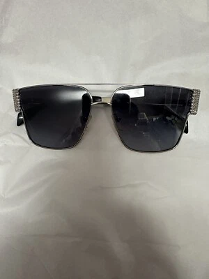 Gafas de sol para mujer Moschino con montura de metal plateado Foto 1 de 4