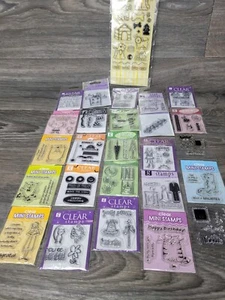 Lot Of Of 26 (Bags) Clear Stamps New  And Used Mixed From 2007 - 2008 - Picture 1 of 12