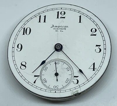 RELOJ BOLSILLO AMERICANO MOVIMIENTO/PS BARTLETT Circa 1890 15 Joyas Años 18 No Funciona Foto 1 de 4