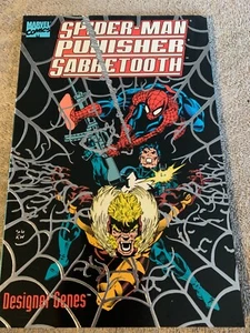 Spider-Man Punisher Sabretooth Designer Genes Graphic Novel Trade Paperback TPB - Picture 1 of 2