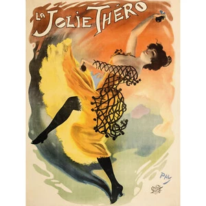 Pal Jolie Thero Flamenco Dancer Show Advert Large Art Print 18X24" - Picture 1 of 5