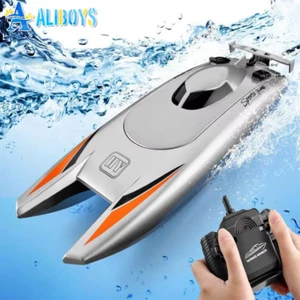 RC Racing Boat High Speed Electric Speedboat Dual Motor Submarine Electric Ship - Picture 1 of 10