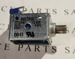 DELTROL 53723-81 D22A 12VDC 4.2W CONT SOLENOID FROM SURPLUS LABORATORY EQUIPMENT - Picture 1 of 4