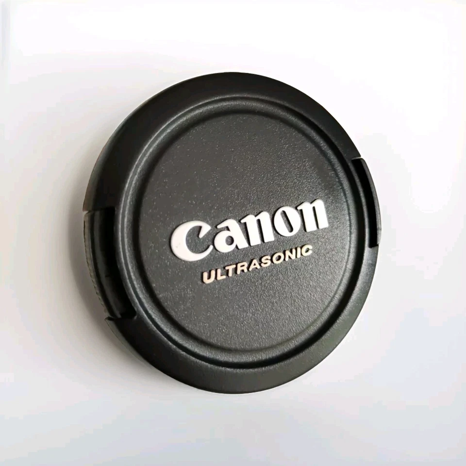 Genuine Canon Ultrasonic E-58 58mm Edge Pinch Front Lens Cap - Image 1 of 1