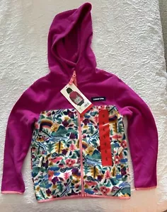 Lands' End Kids' Toddler Full Zip Fleece Hooded Jacket Girls Pink Boys Blue - Picture 1 of 22