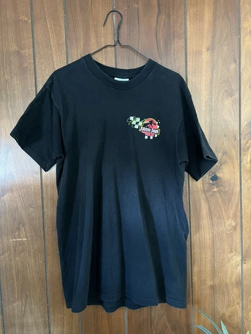 Vintage 1997 Jurassic Park Jeff Gordon Nascar Universal Studios T-shirt Size L Cover