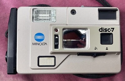 Minolta Disc 7 Camera with owners manual - Image 1 of 4