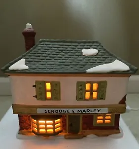 Dept 56 Heritage Village Collection - Dickens  Scrooge And Marley Counting House - Picture 1 of 9