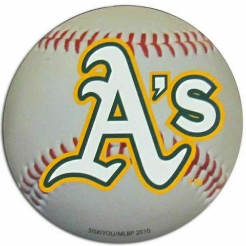 Oakland Athletics A's 4.5" Baseball Magnet MLB Licensed Cover