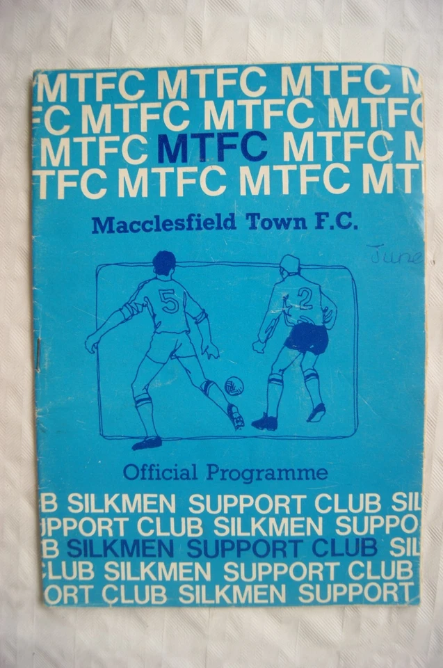 1983 programme Macclesfield Town v. Congleton Town, FA Cup 3rd qualifying round - Image 1 of 1