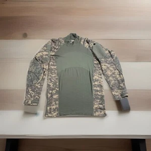Massif Army Combat Sz M Shirt Long Sleeve Mock Neck Digital Camo US Army Perform - Picture 1 of 6