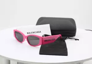 GAFAS DE SOL BALENCIAGA ROSA FUCSIA OVERSIZE OJO DE GATO BB0258S 004 XL PRECIO DE VENTA SUGERIDO POR EL FABRICANTE 335 £ ANUNCIO - Imagen 1 de 8