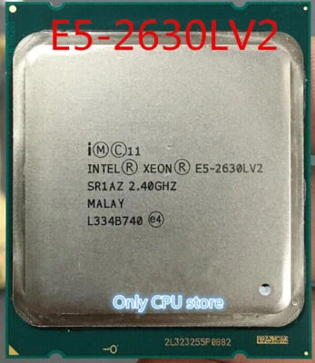 Intel Xeon E5-2620 E5-2620 V2 E5-2630 E5-2630L E5-2630L V2 LGA2011 CPU Processor - Image 1 of 4