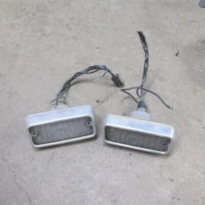 68 1968 OLDSMOBILE CUTLASS ORIGINAL GM FRONT PARKING LIGHTS LAMPS LEFT & RIGHT - Picture 1 of 5
