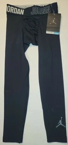 Nike Air Jordan Jumpman Dri-Fit Baseline Tights Black Boys Size 4 FREE SHIP $30 - Picture 1 of 7
